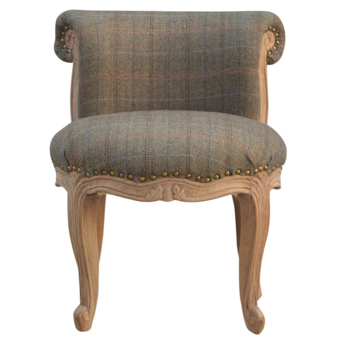 Artisan Small Multi Tweed French Chair