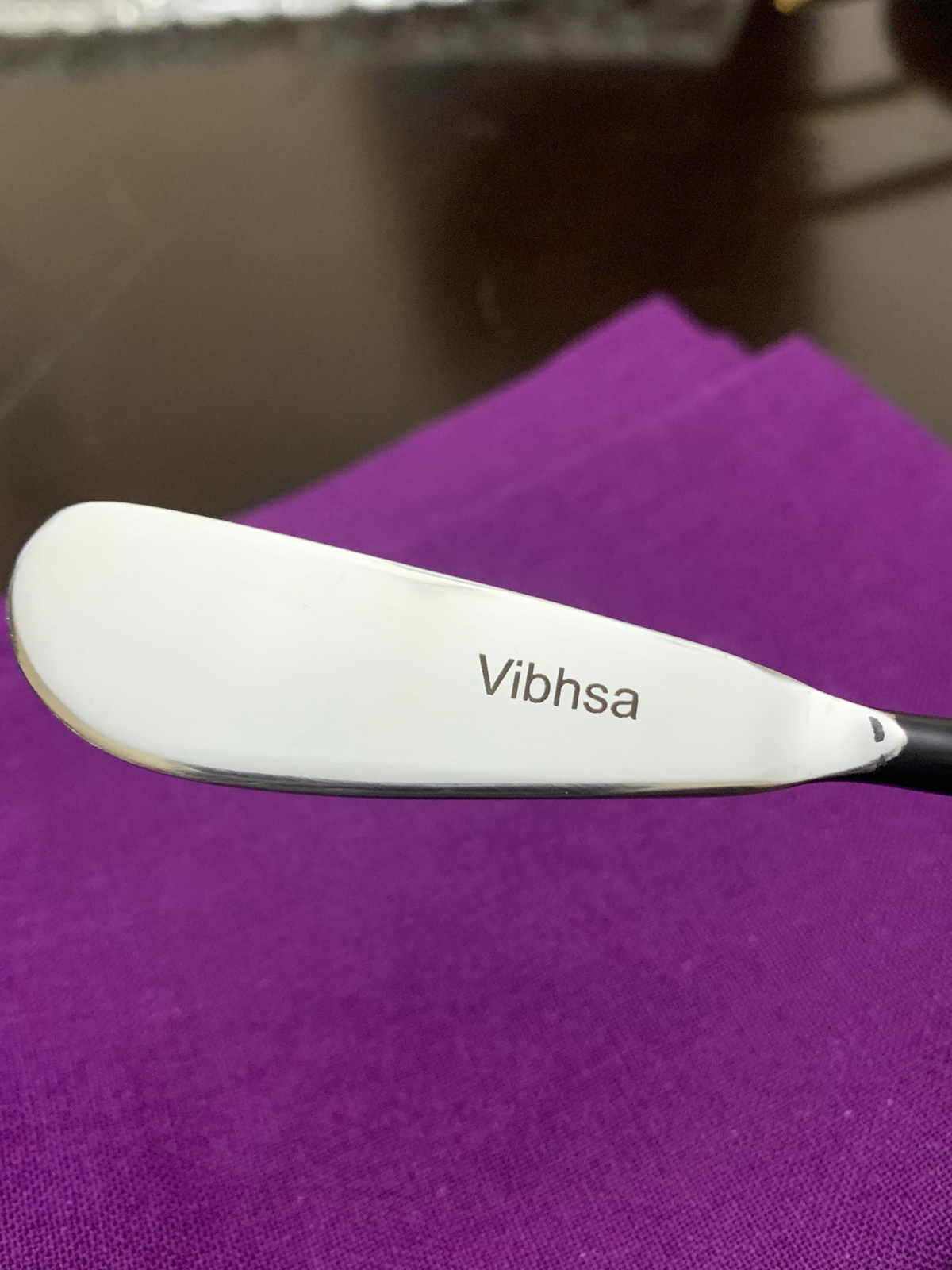 Vibhsa Black Silverware 18 Pc's Breakfast Set (Service for 6)