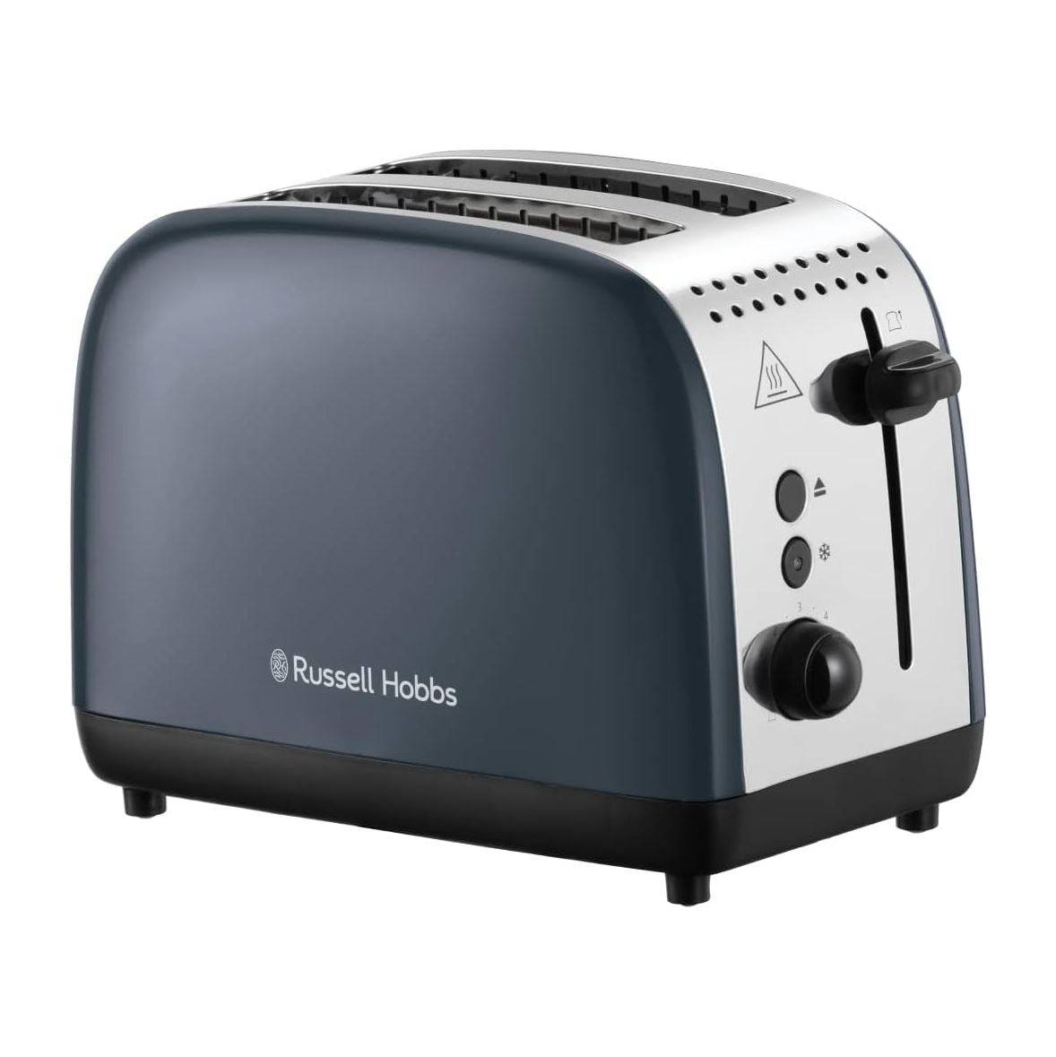 Russell Hobbs Long Slot 2 Slice Toaster Grey