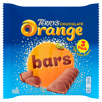 16 x Terrys Chocolate Orange Milchschokoladentafeln 3er-Pack 105g