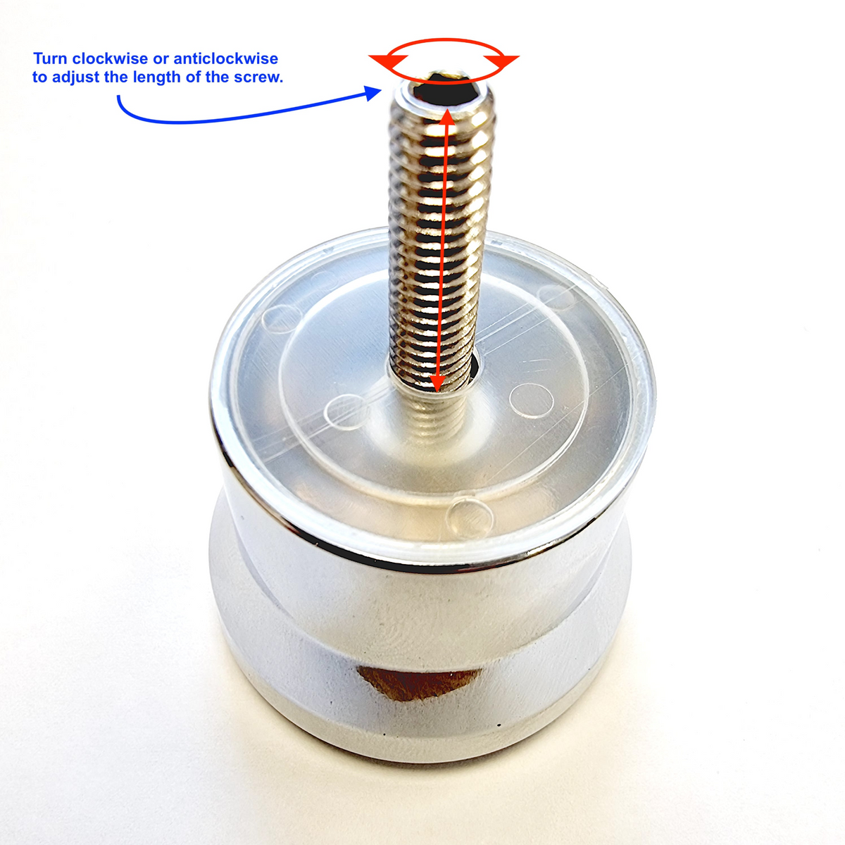 Shower Door Handle/Knob Silver Plastic High Quality L- ABS
