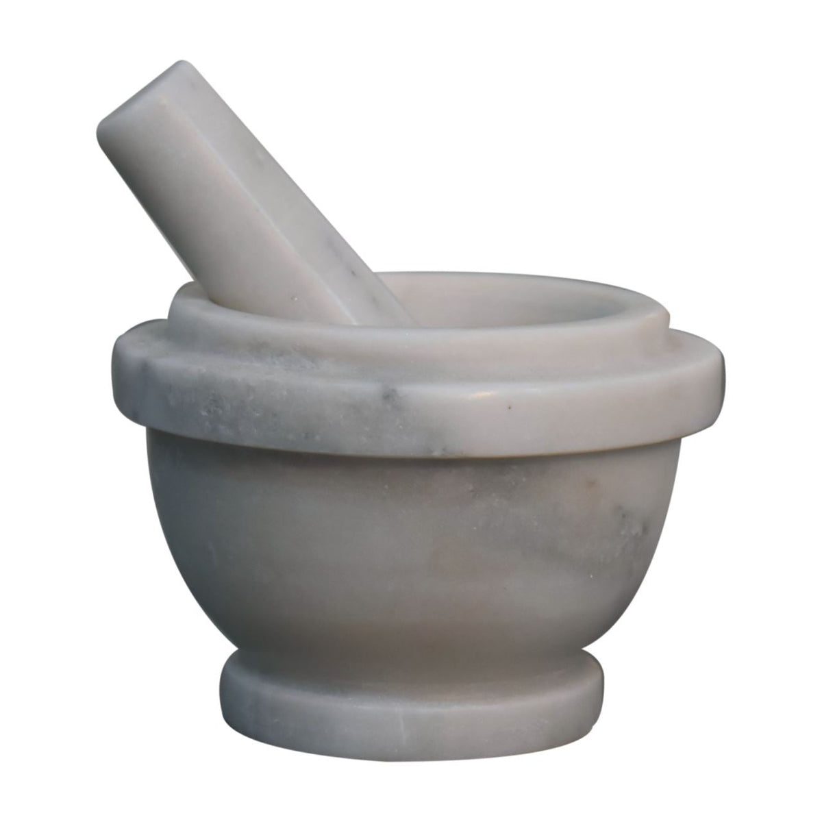 Artisan White Marble Pestle & Mortar Set