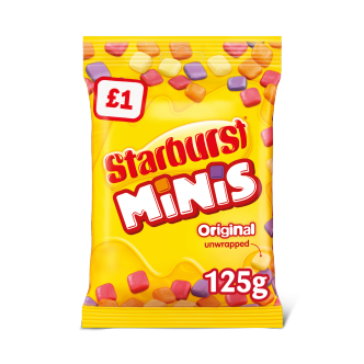 12 x Starburst Minis Leckerli-Tüte - 125 g