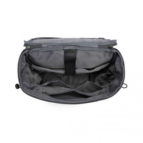 EQ2404 - Kono Advanced Leisure Backpack with Reflective Safety Features USB Charging and Dedicated Laptop Sleeve - Grey