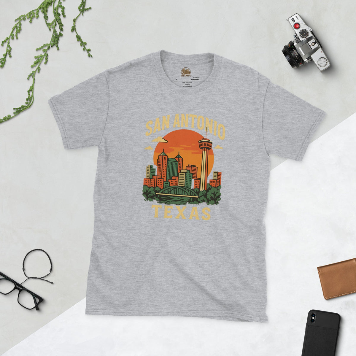 Summer Loose Short Sleeves T-shirt Men's And Women's Round Neck