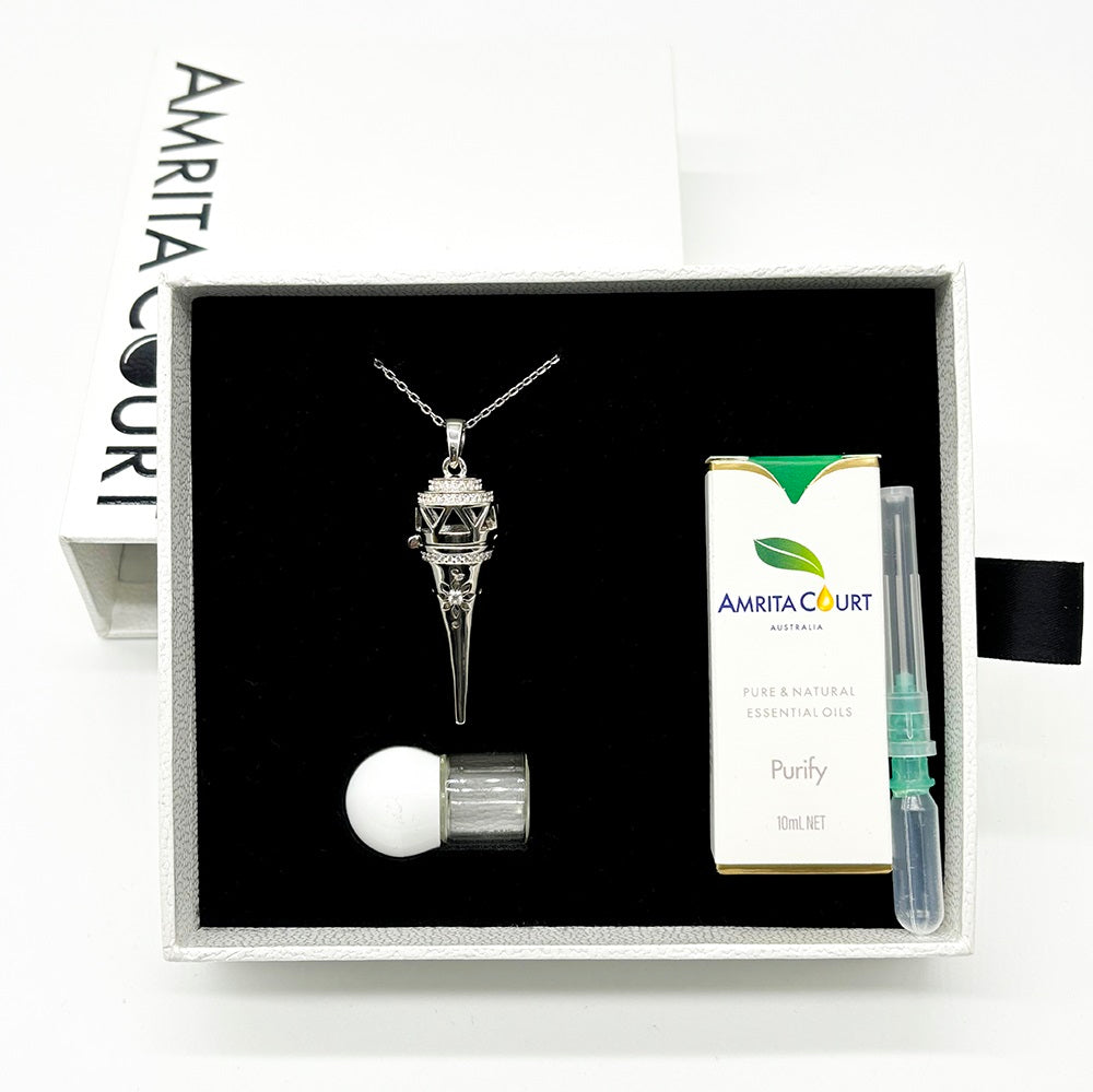 Cone Aroma Necklace | Energy & Healing | Diffusing on the go