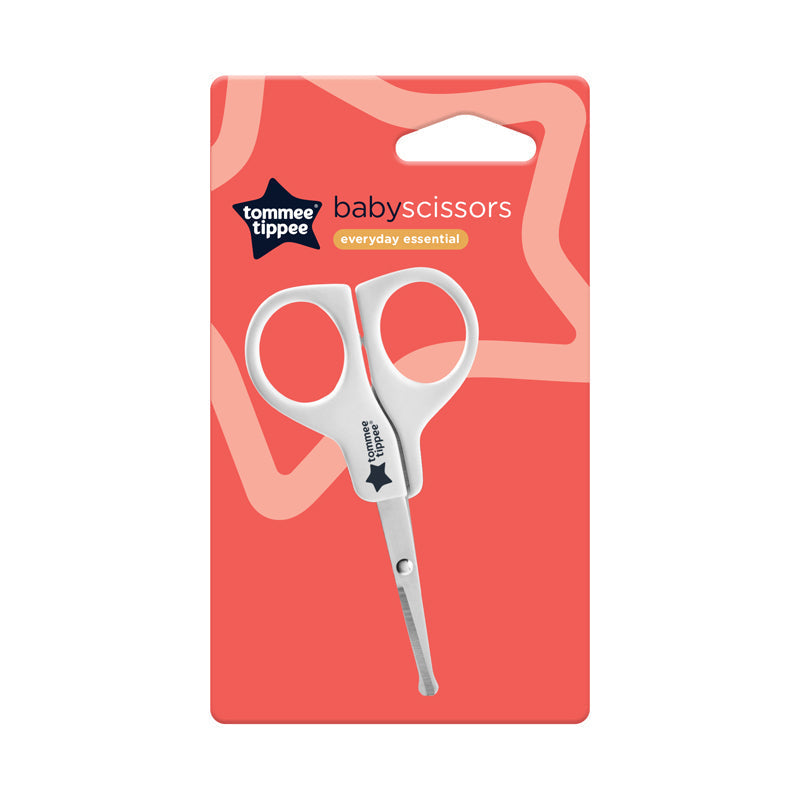 Tommee Tippee Essentials Baby Scissors – Safe Nail Clipping for Newborns & Infants