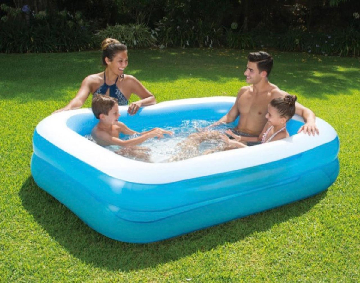 Kids Large 2m x 1.5m Summer Waves Family Pool 500L