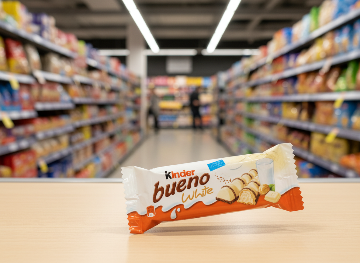 30 x Kinder Bueno Blanco Leche Y Avellanas 39G