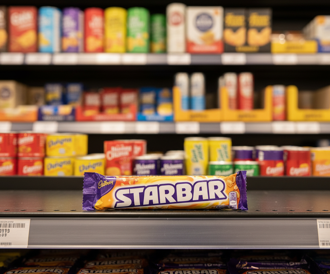 32 x Cadbury Starbar Schokoriegel 49G