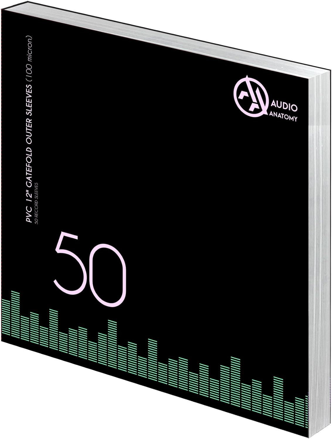 Audio Anatomy 50x PVC Gatefold Outer Sleeves 12 Inch (100 Micron)