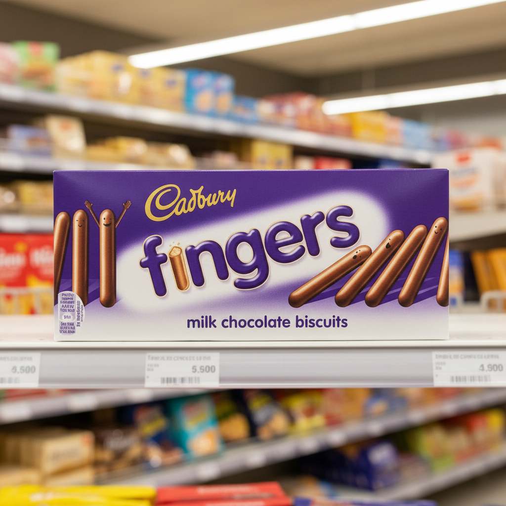 20 x Galletas de Chocolate con Leche Cadbury Dairy Milk Fingers 114 g