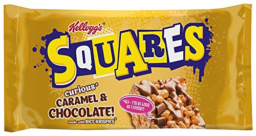 30 x Kellogg's Rice Krispies Squares Caramelo y Chocolate 36G