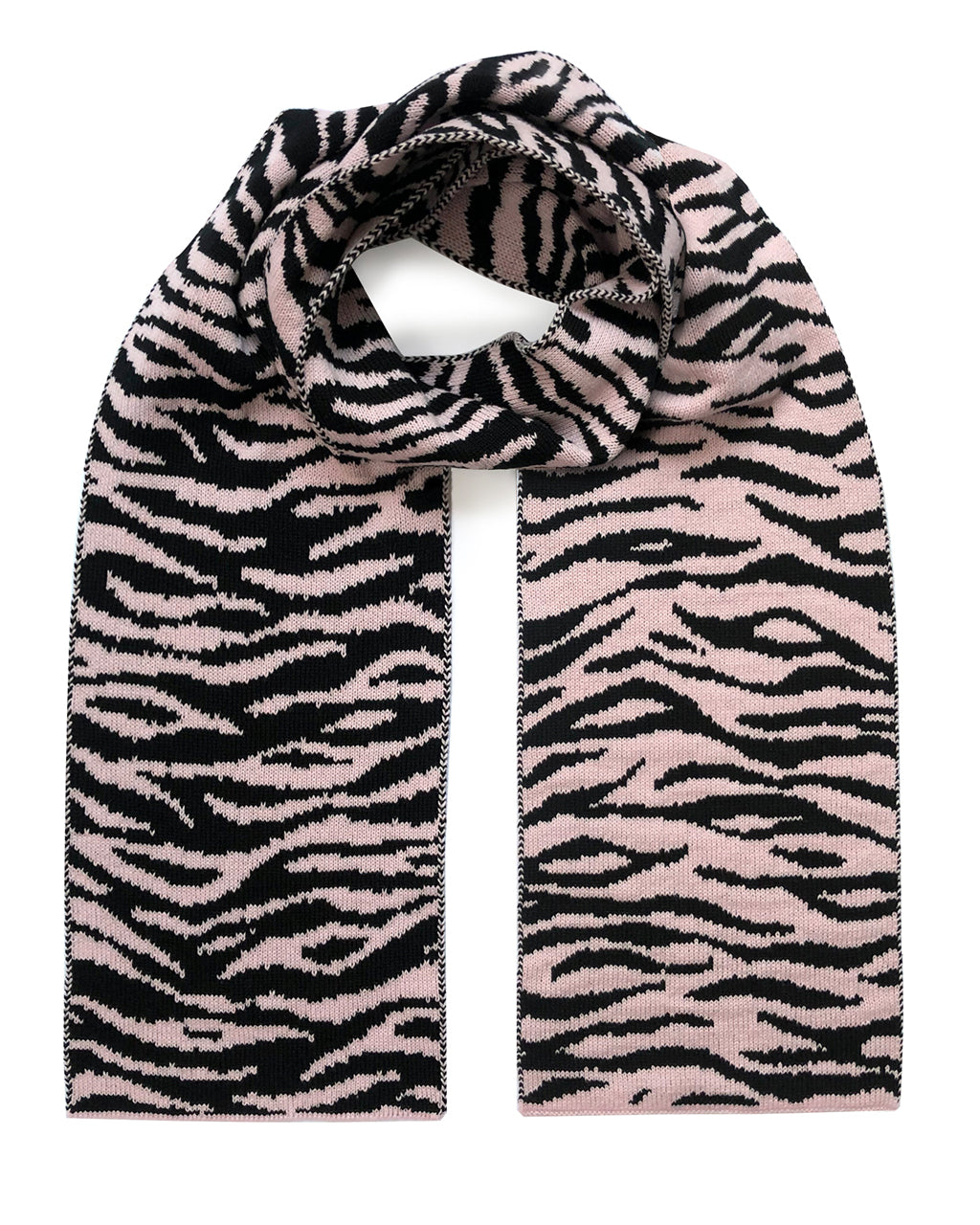 Tiger Wool & Cashmere Scarf Baby Pink
