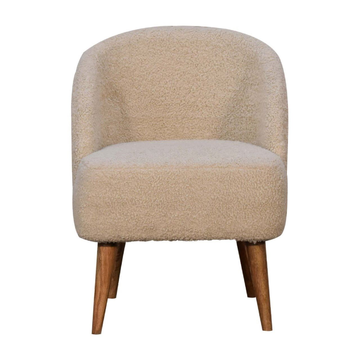 Artisan Boucle Cream Tub Chair