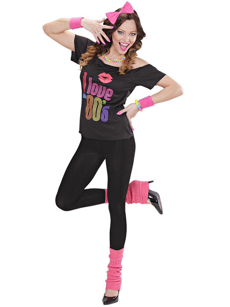 I Love 80s T Shirt - Adult Costume