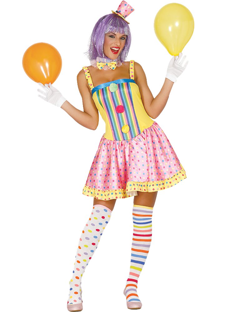 Clown Lady - Adult Costume