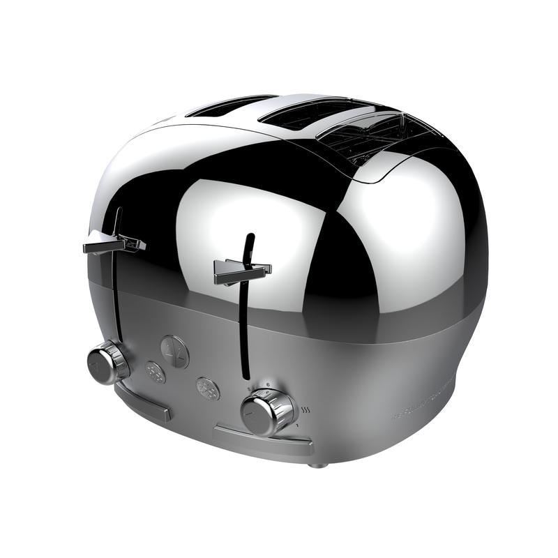 The Funky Appliance Company 4 Slice Funky Chrome Toaster UK Plug