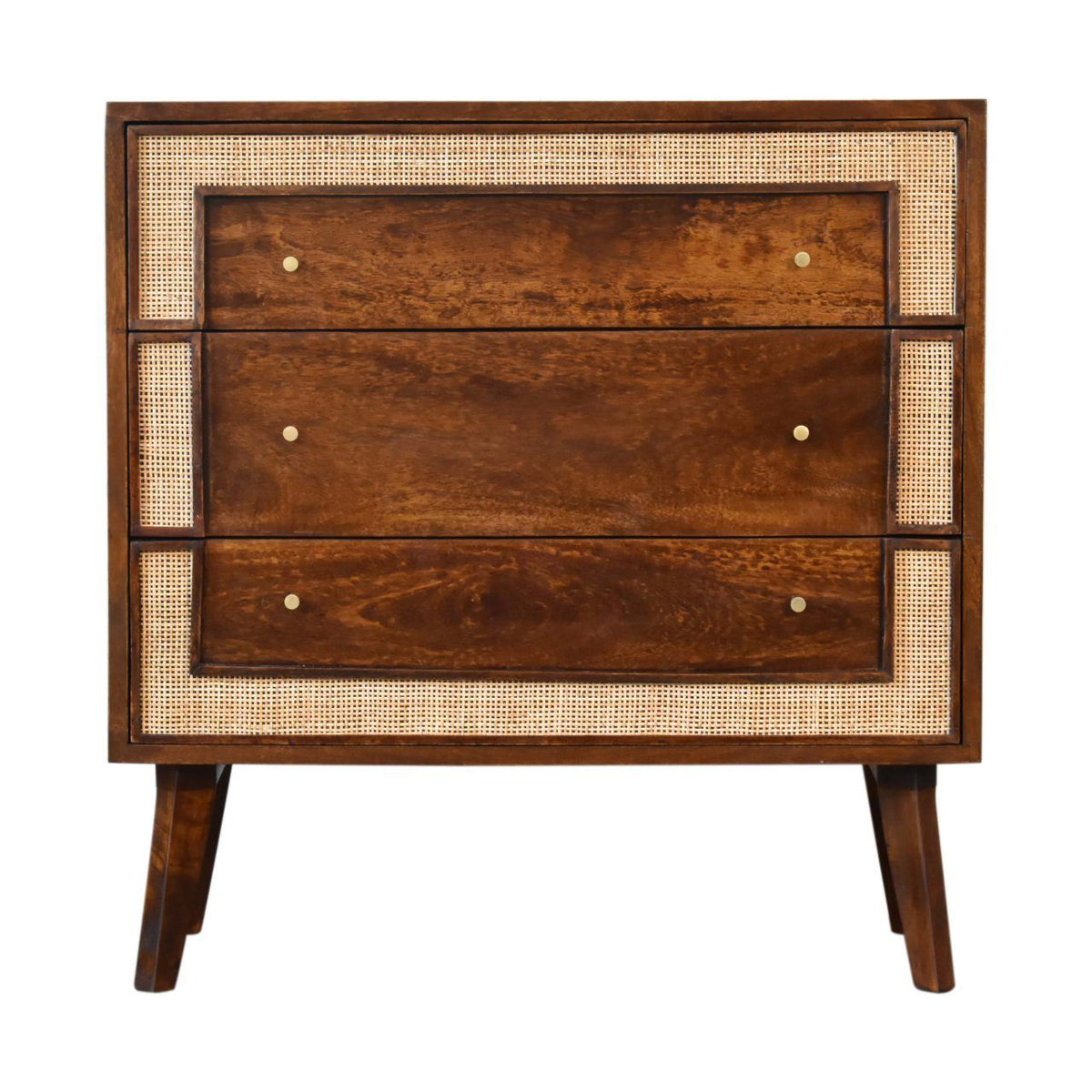 Artisan Chestnut Square Woven Chest