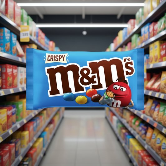 M&M's Crispy Chocolate Beutel 36g | 24er-Karton