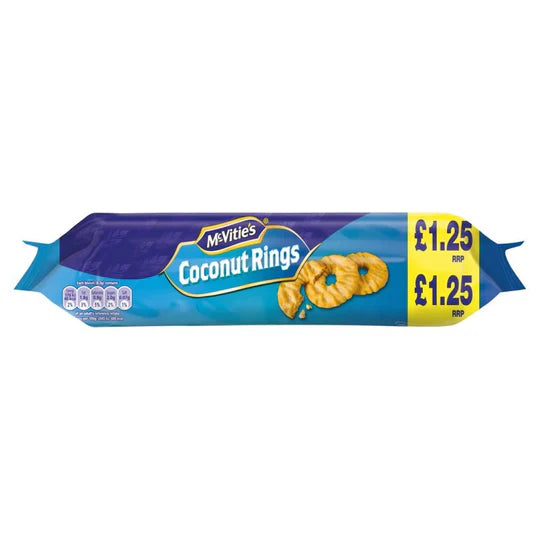 12 x Mcvities Kokosnussringe - 300g
