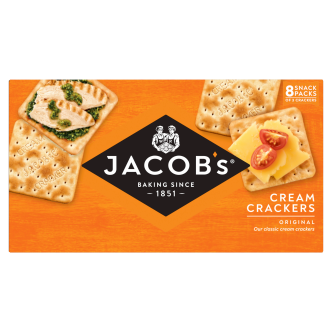6 x Jacobs Cream Crackers Snack-Packs (8er-Packung)