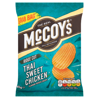 26 x McCoy's Pollo Dulce Tailandés 45 g