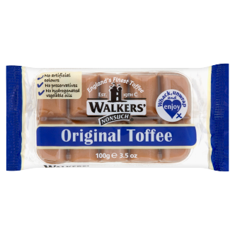10 x Tray Walkers Plain Toffee 100Gm