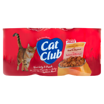 8 X Cat Club Gelatina Surtida 3X400G