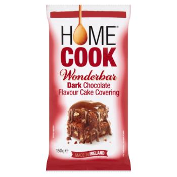 20 x Cobertura de chocolate negro Homecook Wonderbar de 150g