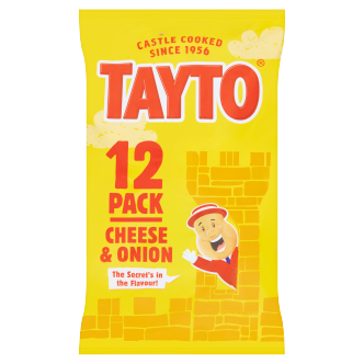 Tayto Käse & Zwiebel Chips 24 x 25g (2x12er Pack)
