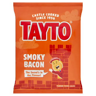 Tayto Smoky Bacon Crisps 32.5g – 32 Pack | Northern Irish Crisps