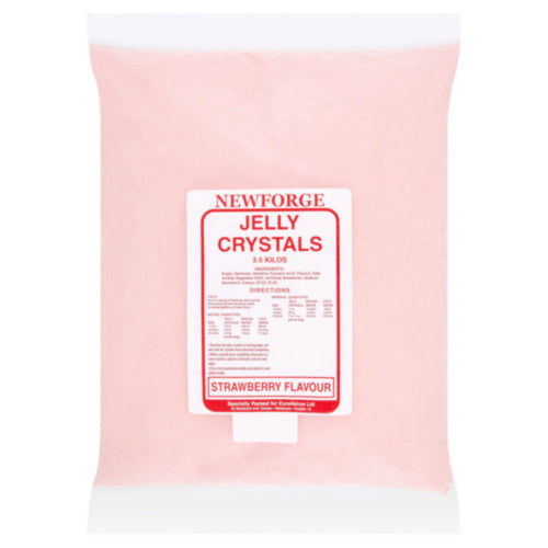 4 x Cristales de Gelatina Newforge Sabor Fresa 3.5Kg