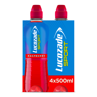 6 x Lucozade Sport Frambuesa Paquete de 4 - 4X500Ml