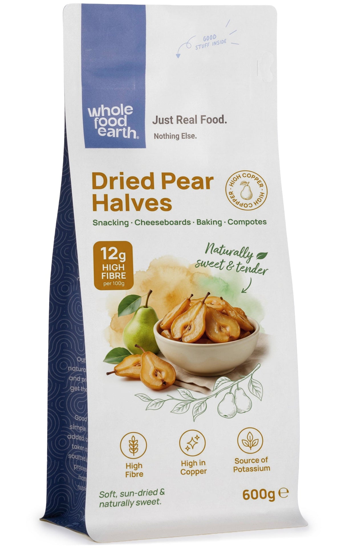 Dried Pear Halves | Natural Sun-Dried Pears | Bulk Sweets UK