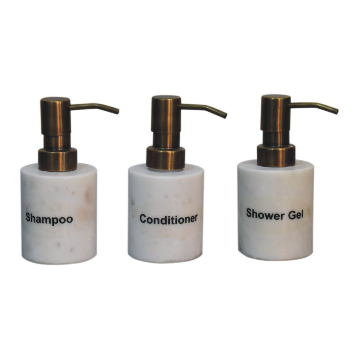 Artisan Marble Shampoo, Conditioner, and Shower Gel Set of 3