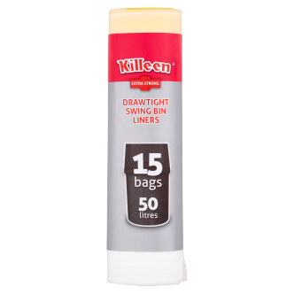 24 x Killeen Swing Bin Drawtight 90 Litros Paquete de 15