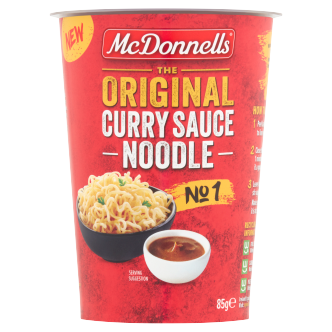 8 x Mcdonnells Original Curry Topf-Nudeln 85g