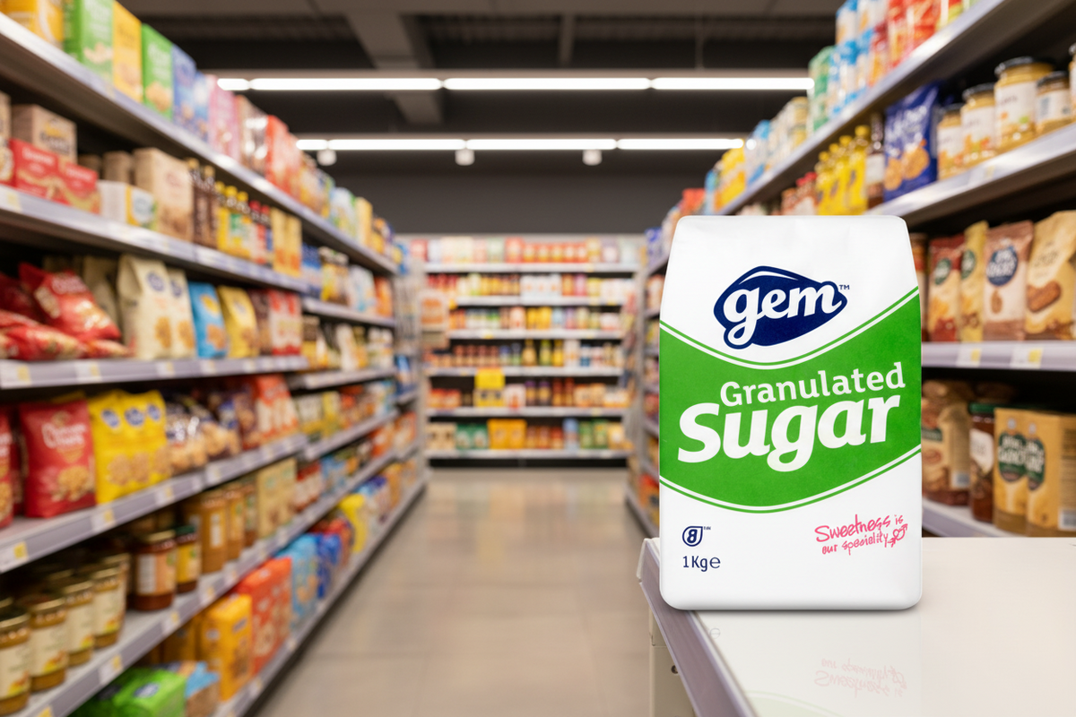 15 x Gem Granulated Sugar 1Kg