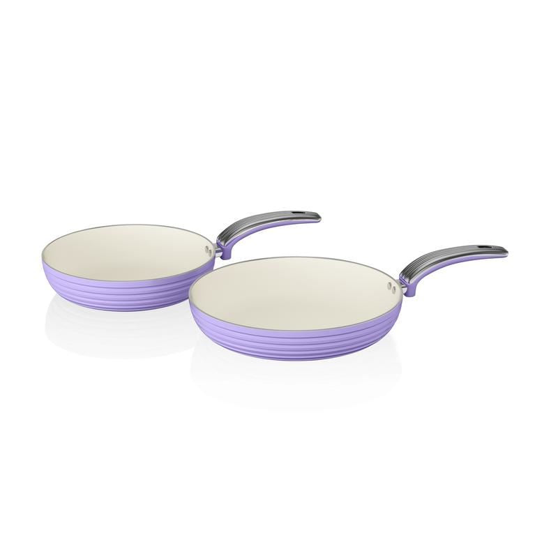 Swan Retro 20cm/28cm Frying Pans Purple