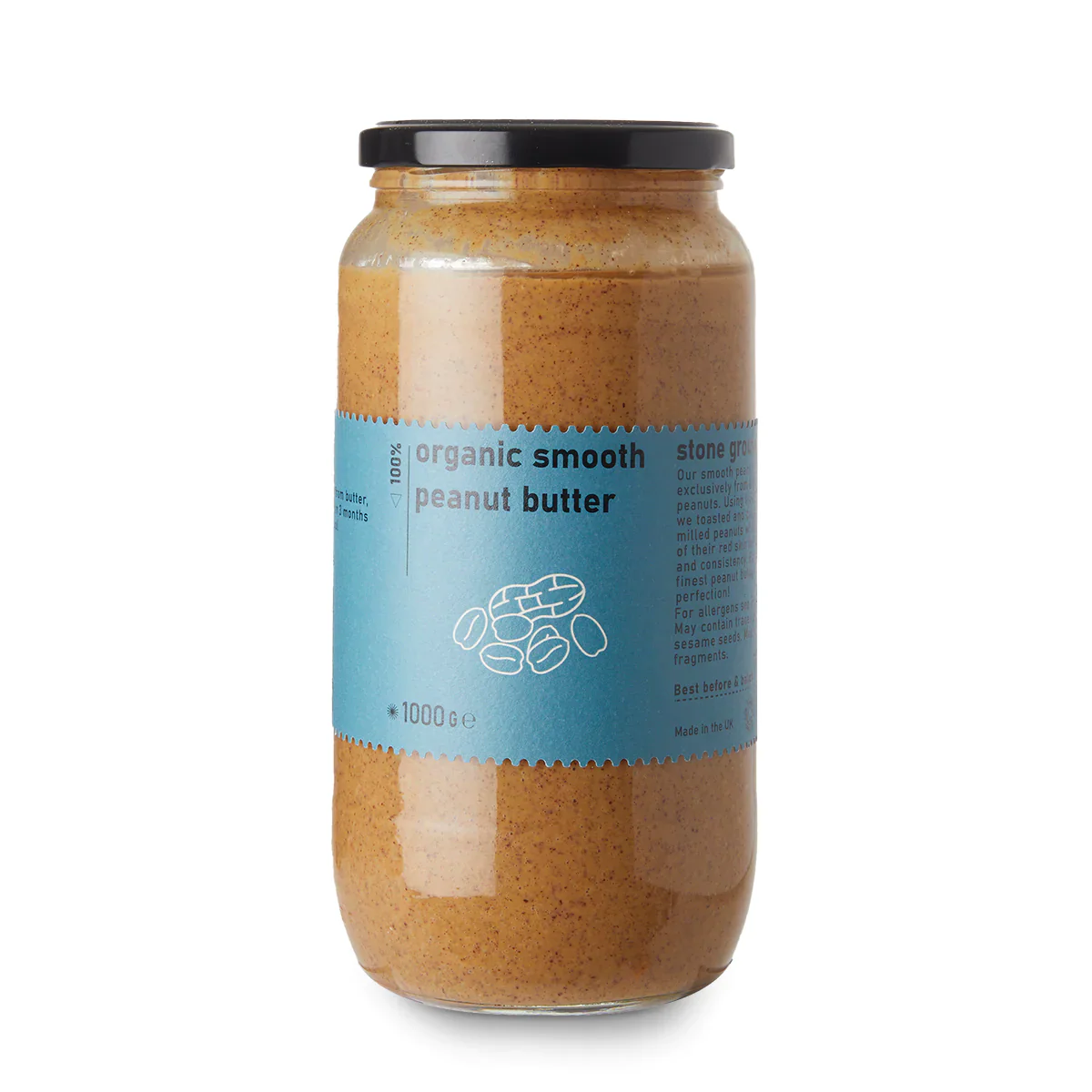 Bio-Erdnussbutter, cremig - RAWGORILLA