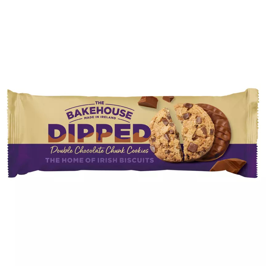 12 x Galletas con Doble Trozo de Chocolate Bañadas The Bakehouse 230g
