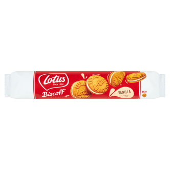 9 x Lotus Biscoff Sándwich Crema de Vainilla 150g