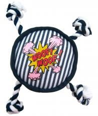 Denim Woof Woof Chew Toy with Rope - Case of 6