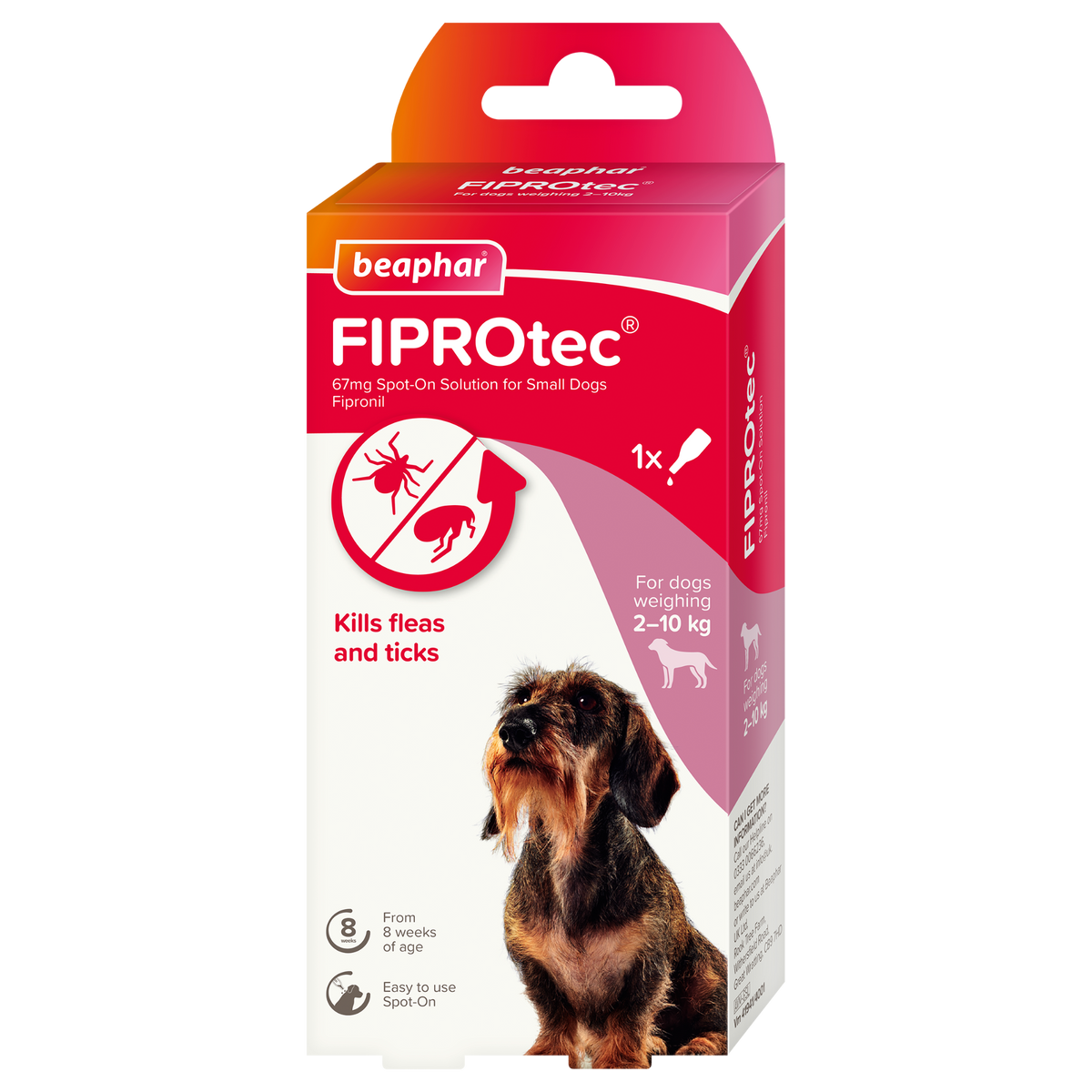 Fiprotec Spot On Dog 1 Treatment Small