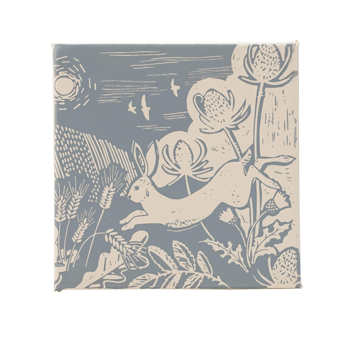 Artisan Set of 4 Faux Leather Coaster