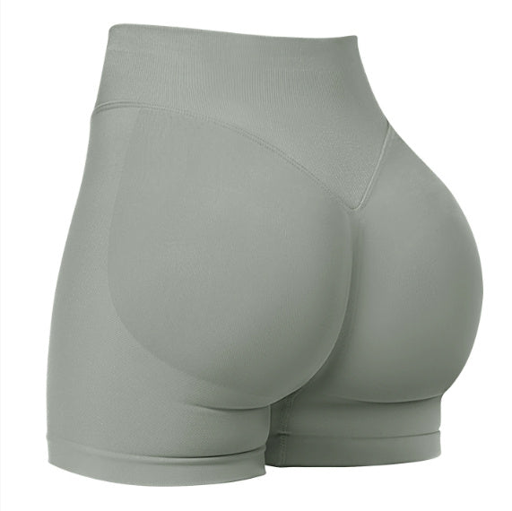 High Waist Yoga Shorts Tight Hip Raise Seamless Quick-drying Pants For Sports Fitness