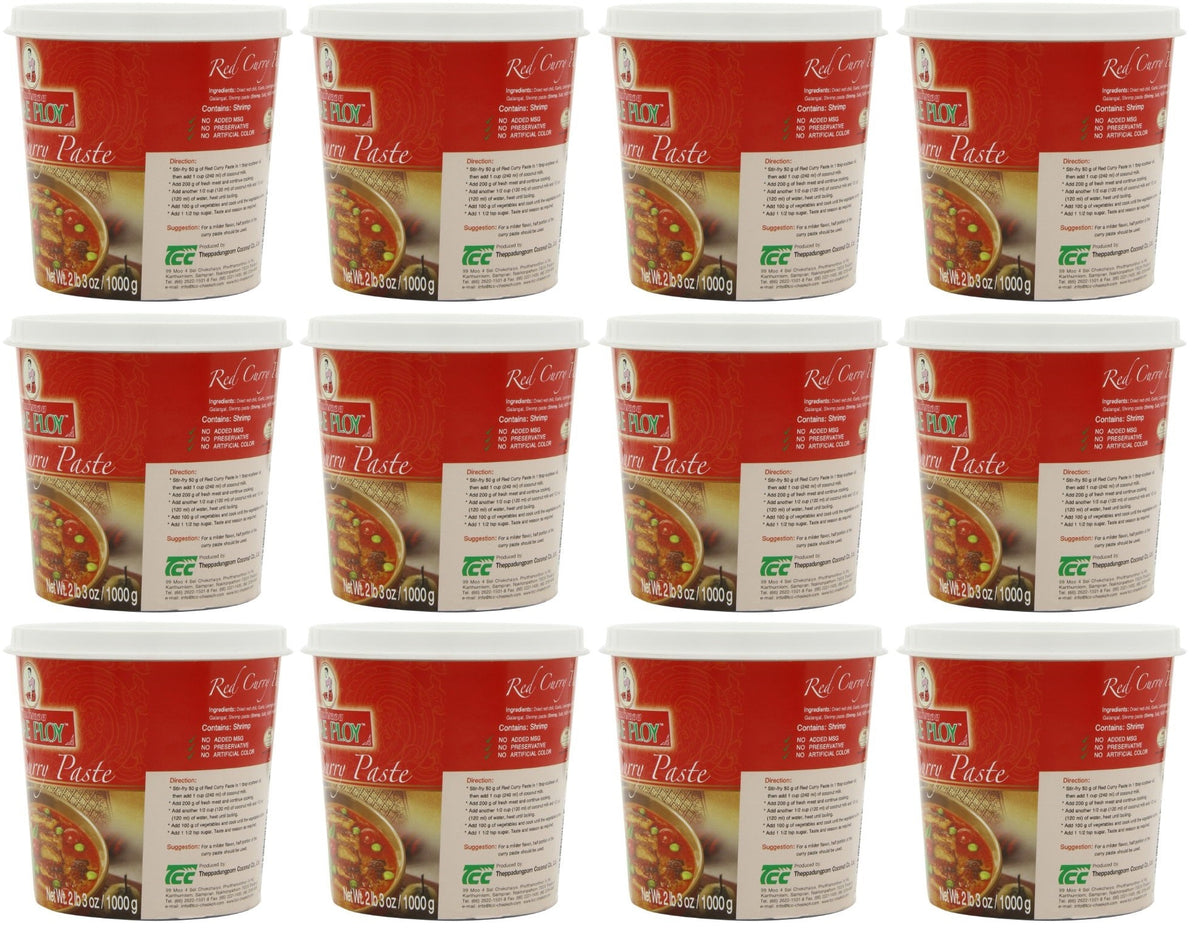 12 x Mae Ploy Curry Paste Red