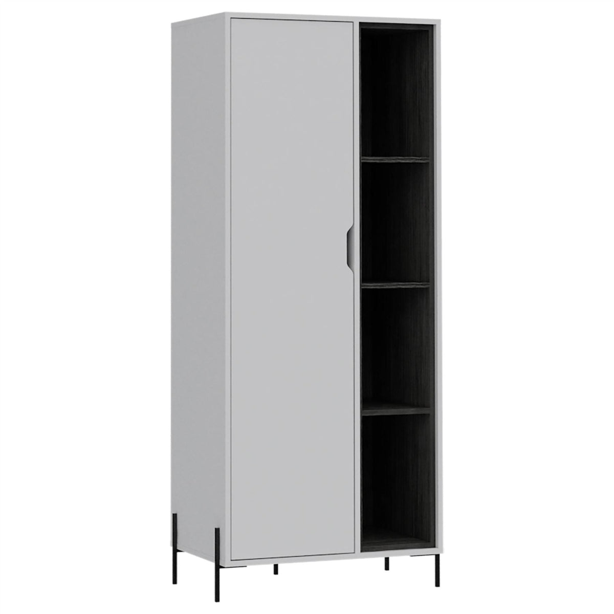 Dallas White Bookcase Display Unit