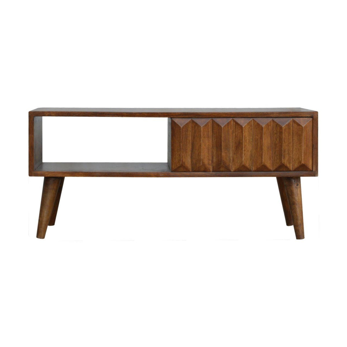 Artisan Chestnut Prism Sliding Door Media Unit